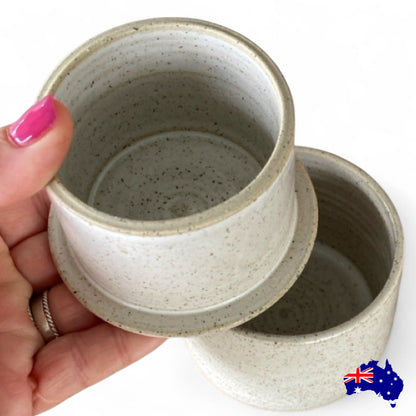Butter Crock Keeper Pottery Ceramic Aussie Made