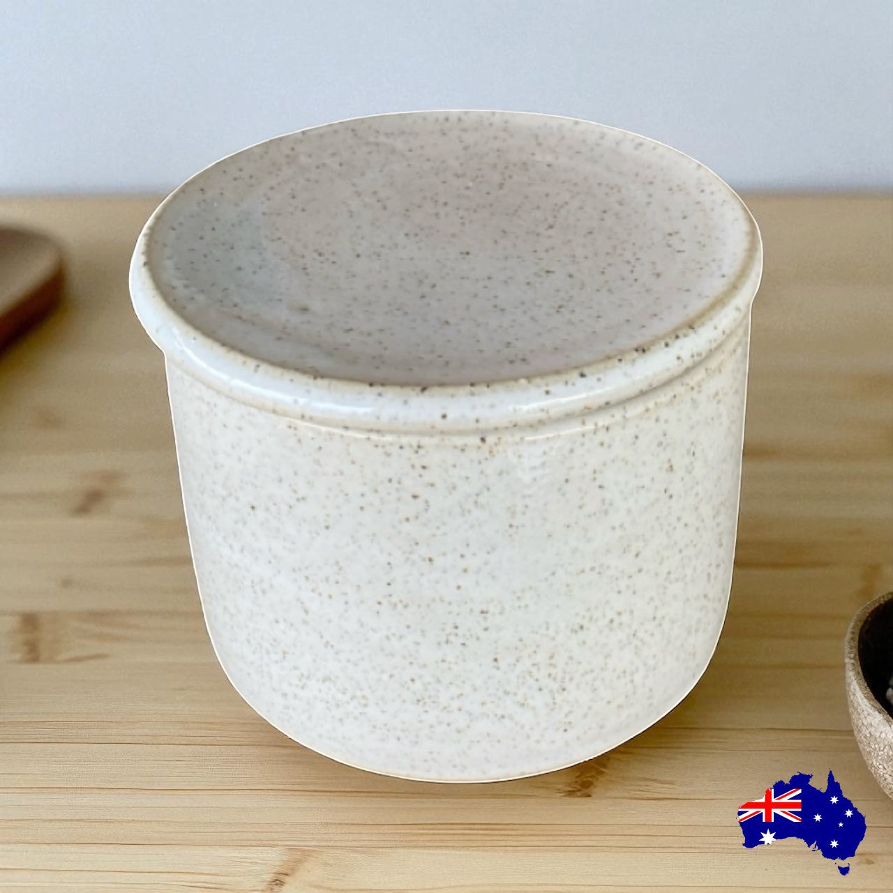 Butter Crock Keeper Pottery Ceramic Aussie Made