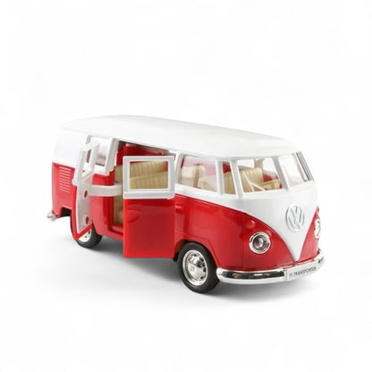 VW Kombi Van Red Metal Collection Cars