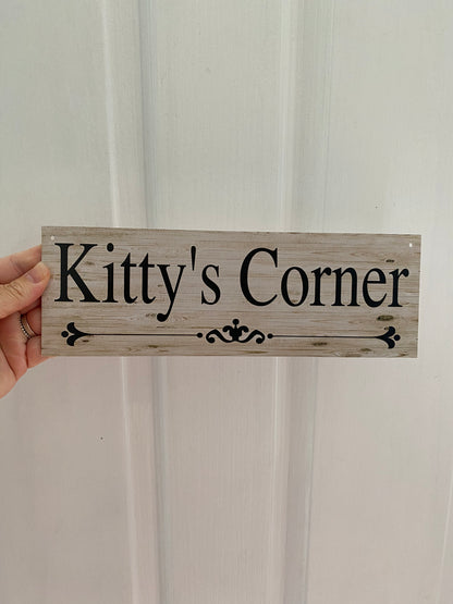 Custom Retreat Property Sign - Personalised Australian Handmade Signage