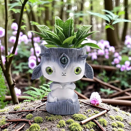 Pot Planter Earth Nature Creature Unique Garden