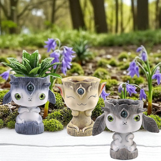Pot Planter Earth Nature Creature Unique Garden