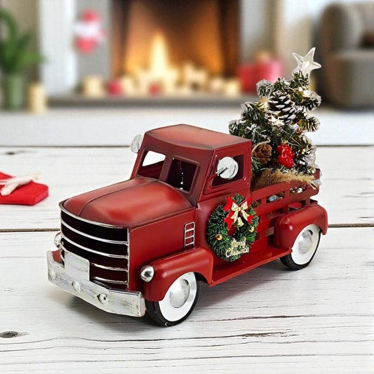 Farmhouse Christmas Truck Decoration