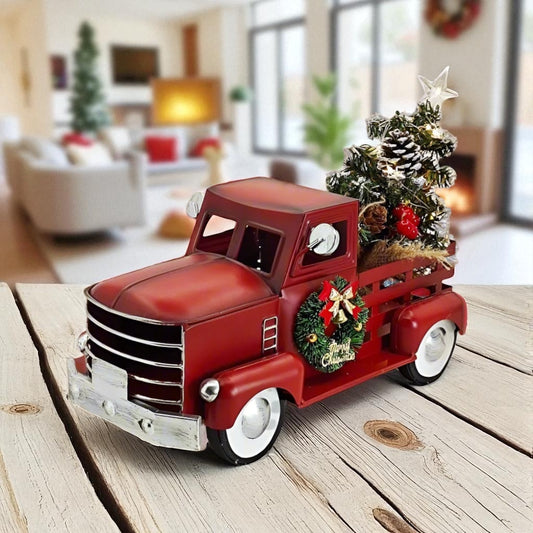 Farmhouse Christmas Truck Decoration