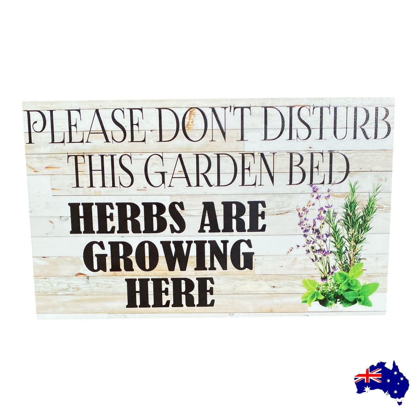 Please Don't Disturb This Garden Veggie Patch Sign