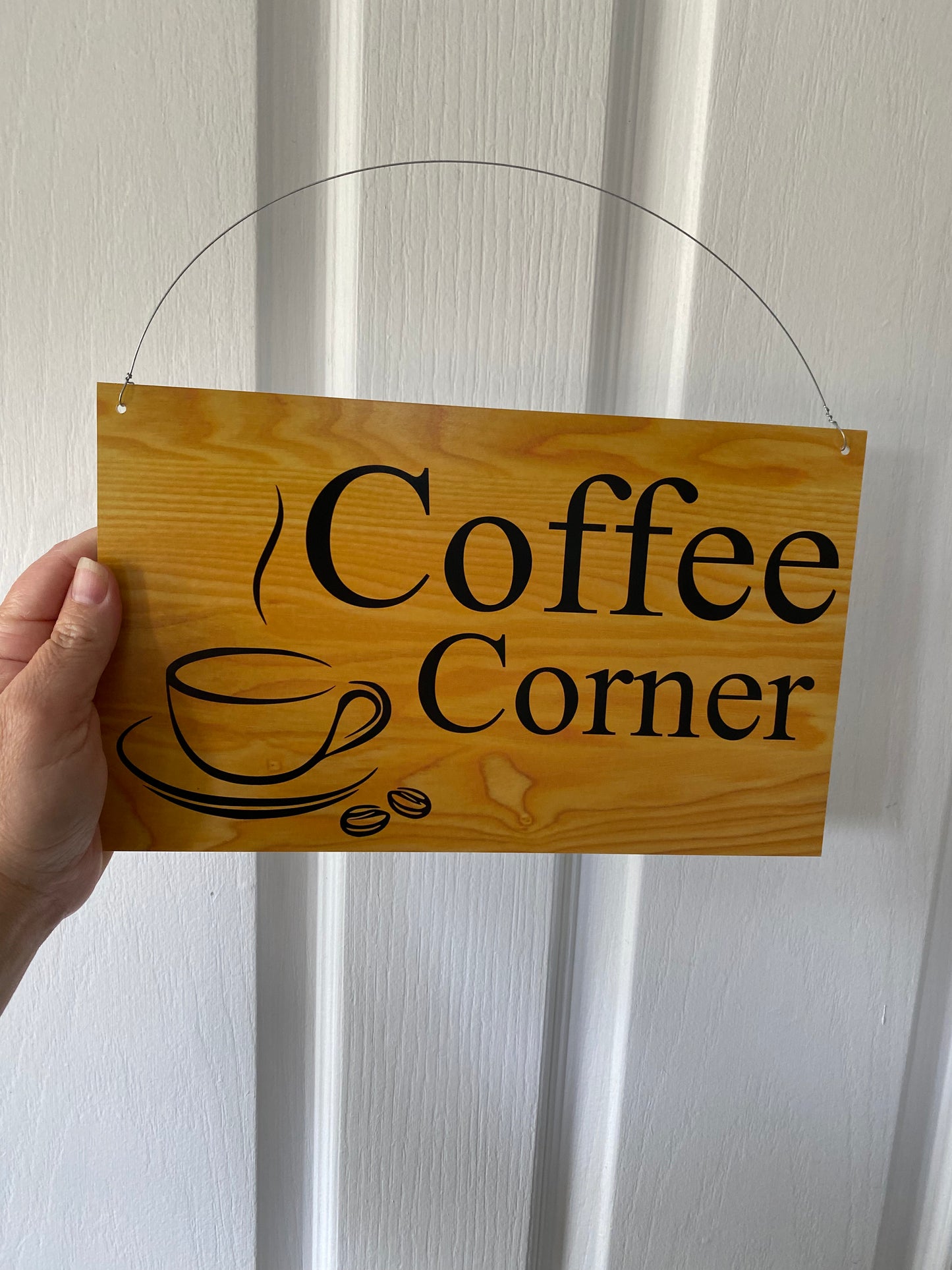 Coffee Cafe Rustic Custom Sign | Personalised Wording Acrylic Signage Australia