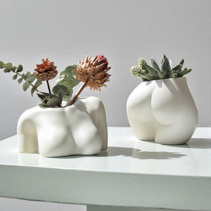 Planter Pot Vase Flower Plant Feminine Lady Booty Boob