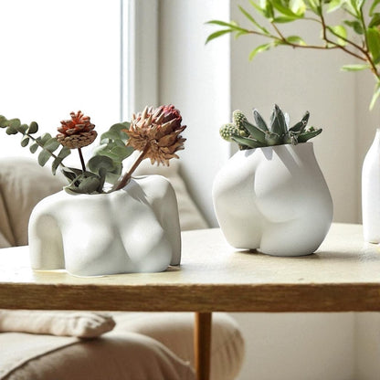 Planter Pot Vase Flower Plant Feminine Lady Booty Boob