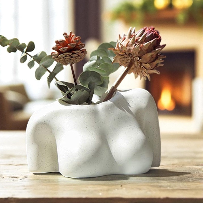 Planter Pot Vase Flower Plant Feminine Lady Booty Boob