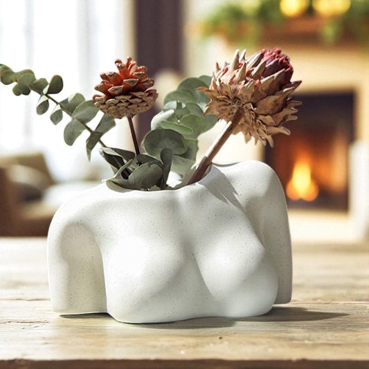 Planter Pot Vase Flower Plant Feminine Lady Booty Boob