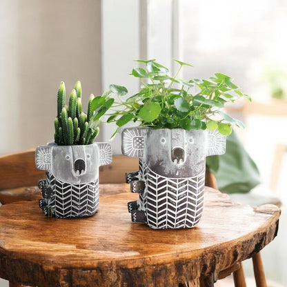 Planter Pot Vase Flower Plant Koala Aussie