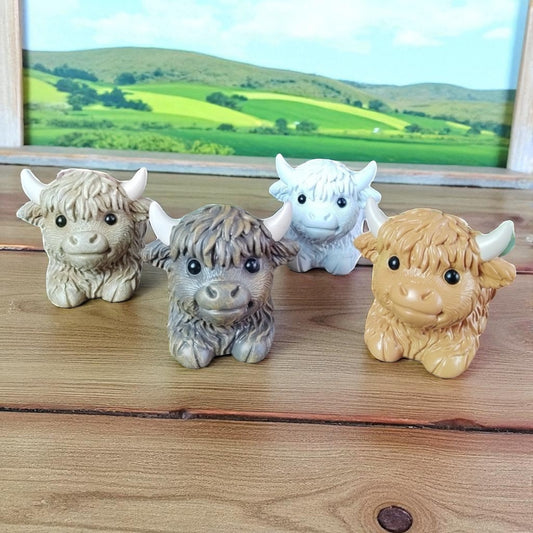 Planter Pot Garden Highland Cow Country