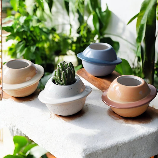 Planter Pot Flower Plant Garden Planet Galaxy