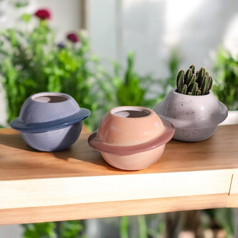 Planter Pot Flower Plant Garden Planet Galaxy