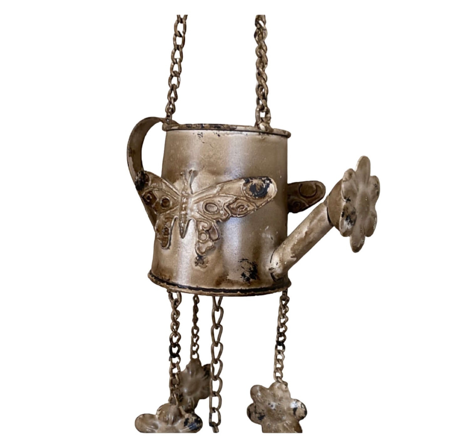 Bell Chime Watering Can Butterfly Garden