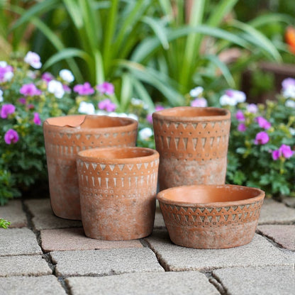 Terracotta Pot Planter Garden Vintage Earth Range