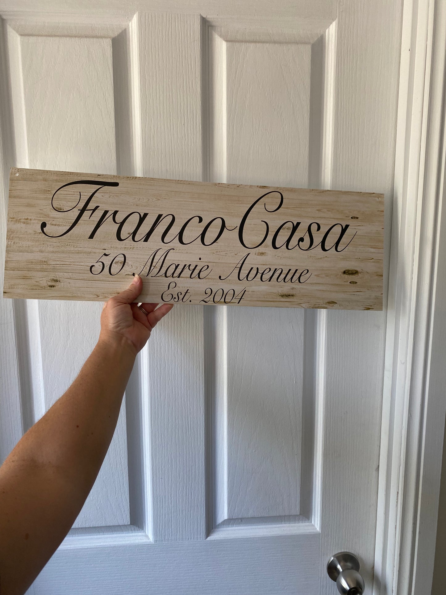 Custom Family Residence Sign - Personalised House Signage - Australian Made