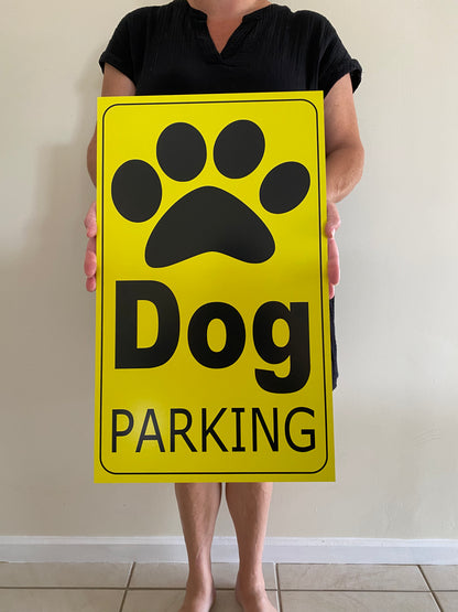 Dog Parking Sign | Cafe Outdoor Garden Dog Friendly Signage Australia