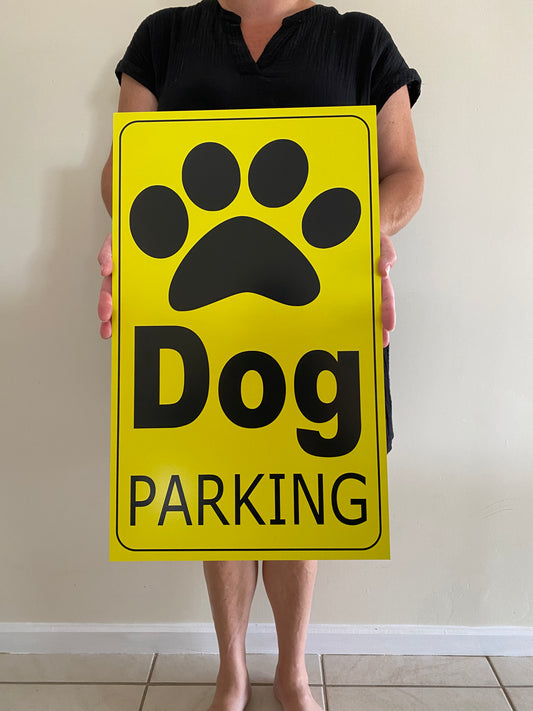 Dog Parking Sign | Cafe Outdoor Garden Dog Friendly Signage Australia