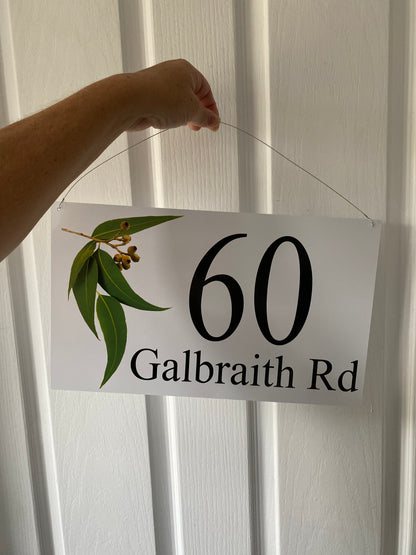 Gum Leaves Custom Personalised Sign | Aussie Made