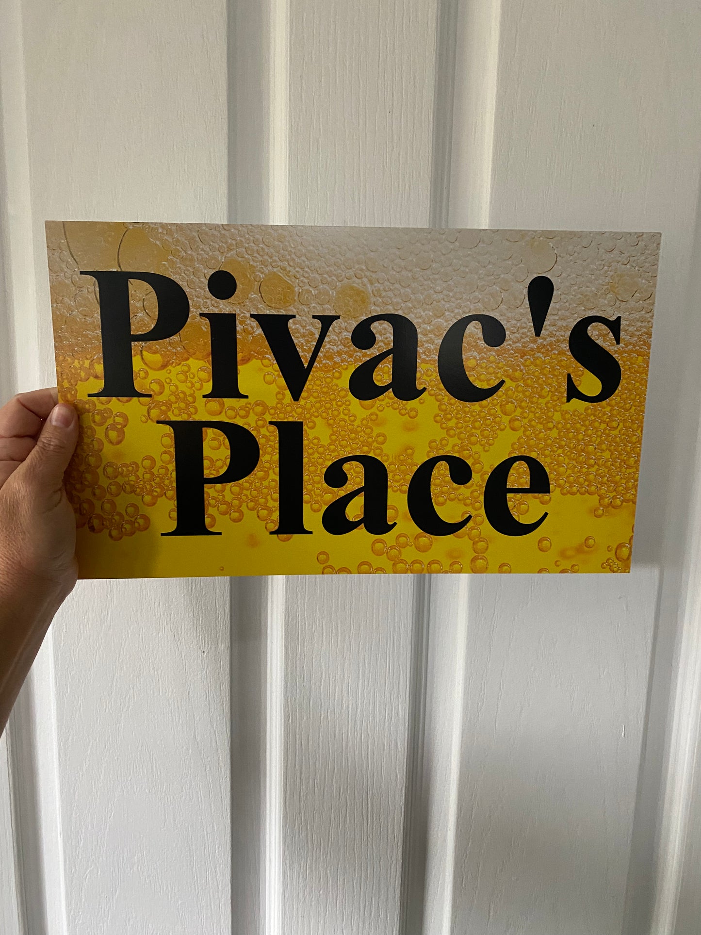 Beer Personalised Custom Bar Sign | Aussie Made