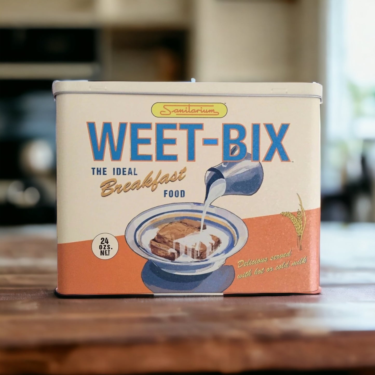 Weet Bix Box Tin Tea Classic Vintage Retro