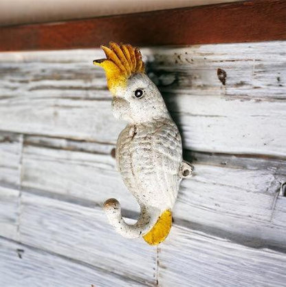 Cockatoo Bird Iron Hook - The Renmy Store Homewares & Gifts 