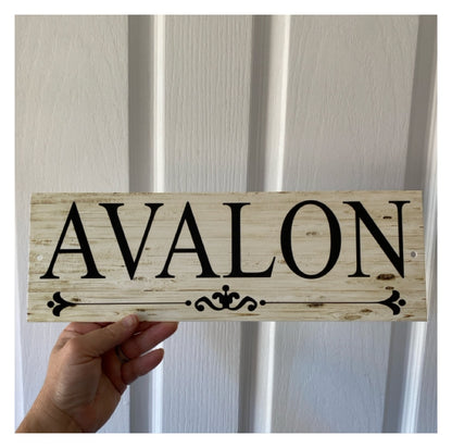 Residence House Surname Name Custom Personalised Sign