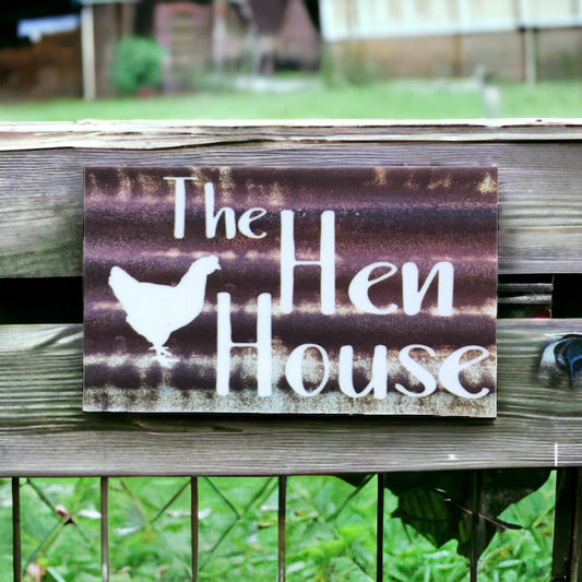 The Hen House Rustic Sign - The Renmy Store Homewares & Gifts 