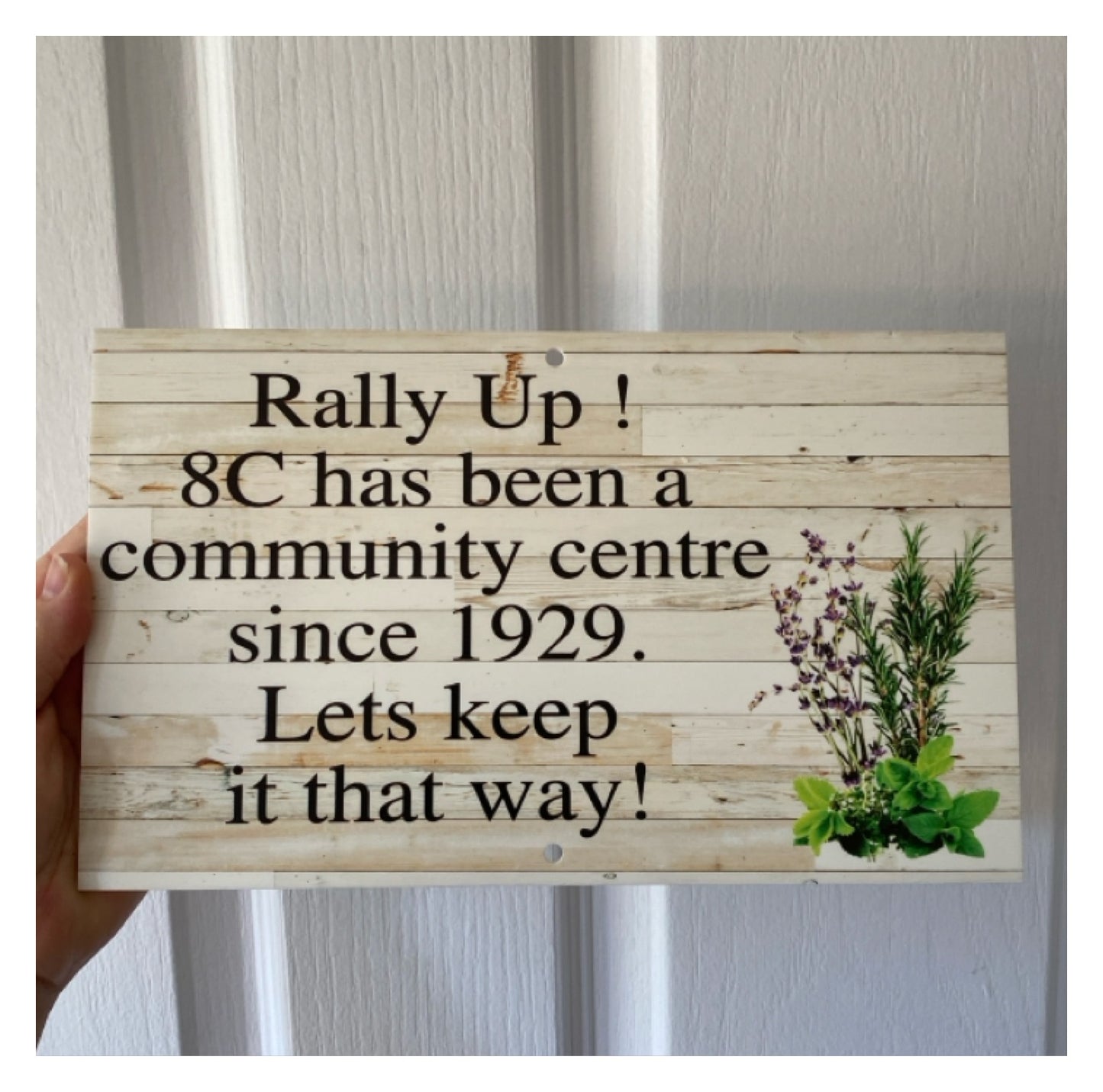 Herb Herbs Garden Custom Personalised Sign