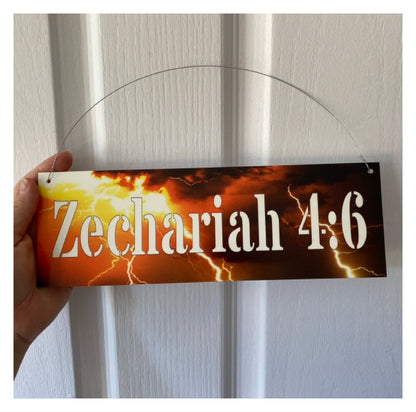 Lightning Weather Wild Custom Personalised Sign