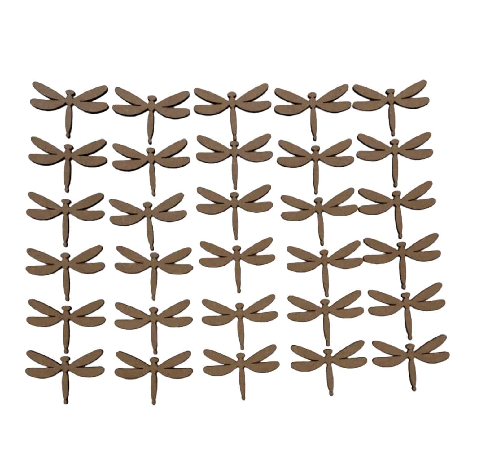 Dragonfly Timber MDF Shape DIY Raw - The Renmy Store Homewares & Gifts 