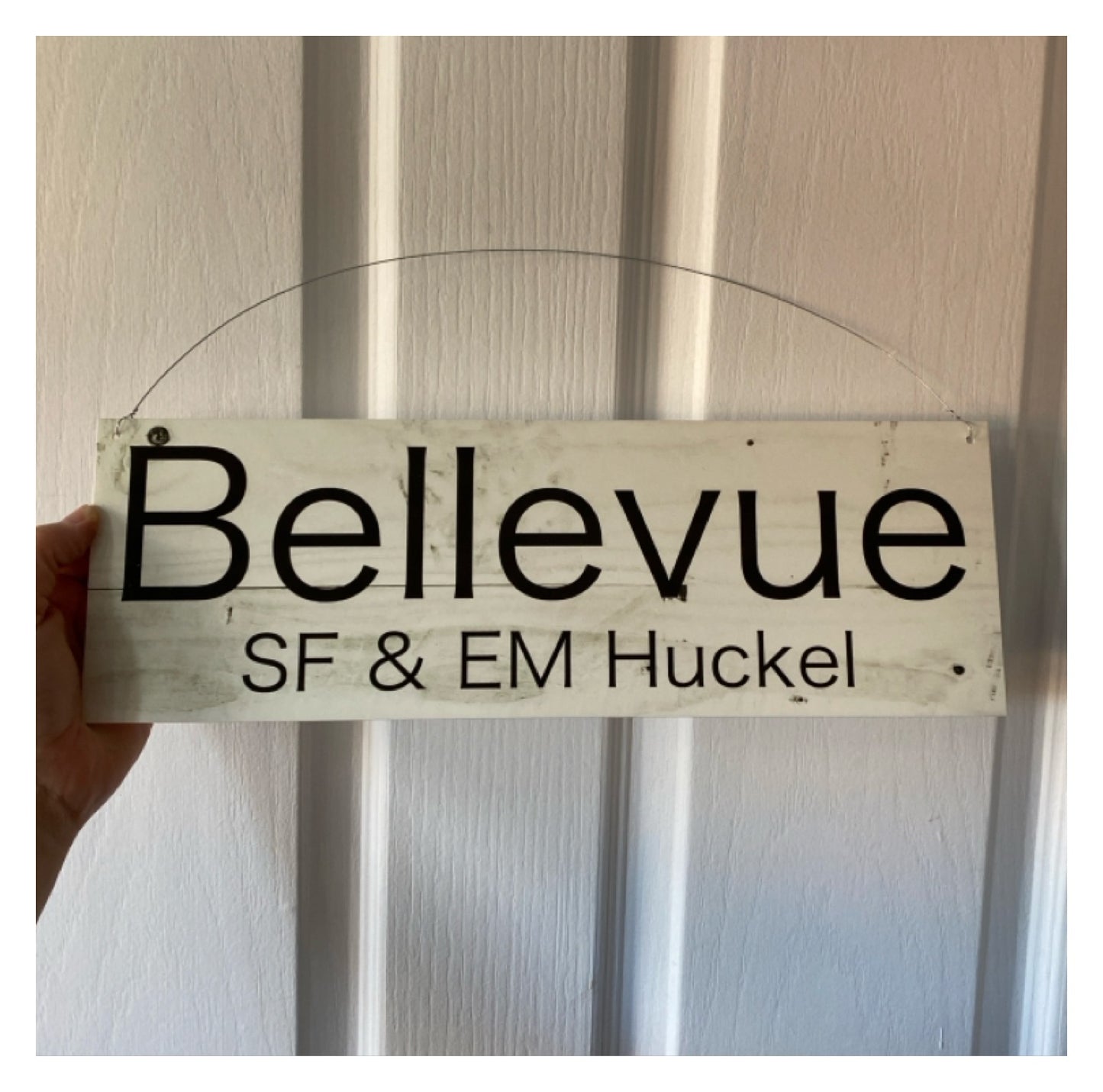 Family Residence Custom Personalised House Rustic Sign