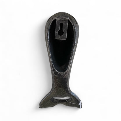 Wall Bottle Opener Whale Beach House Cast Iron