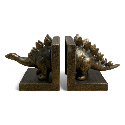 Bookends Dinosaur Stegosaurus Cast Iron