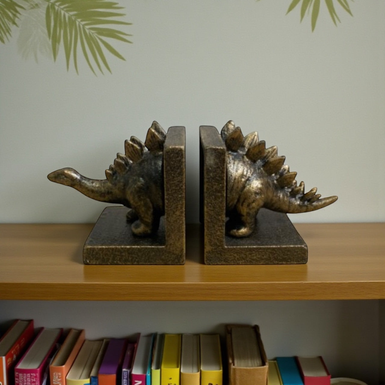 Bookends Dinosaur Stegosaurus Cast Iron