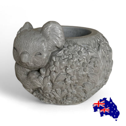 Pure Beeswax Koala Candle Aussie Handmade