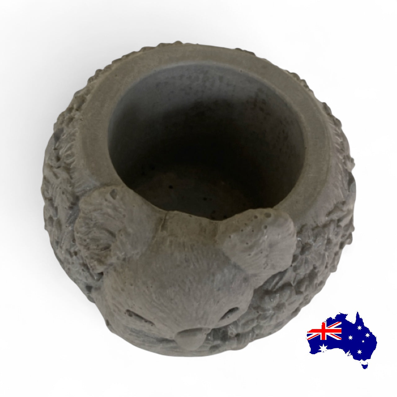 Planter Pot Koala Aussie Handmade Concrete