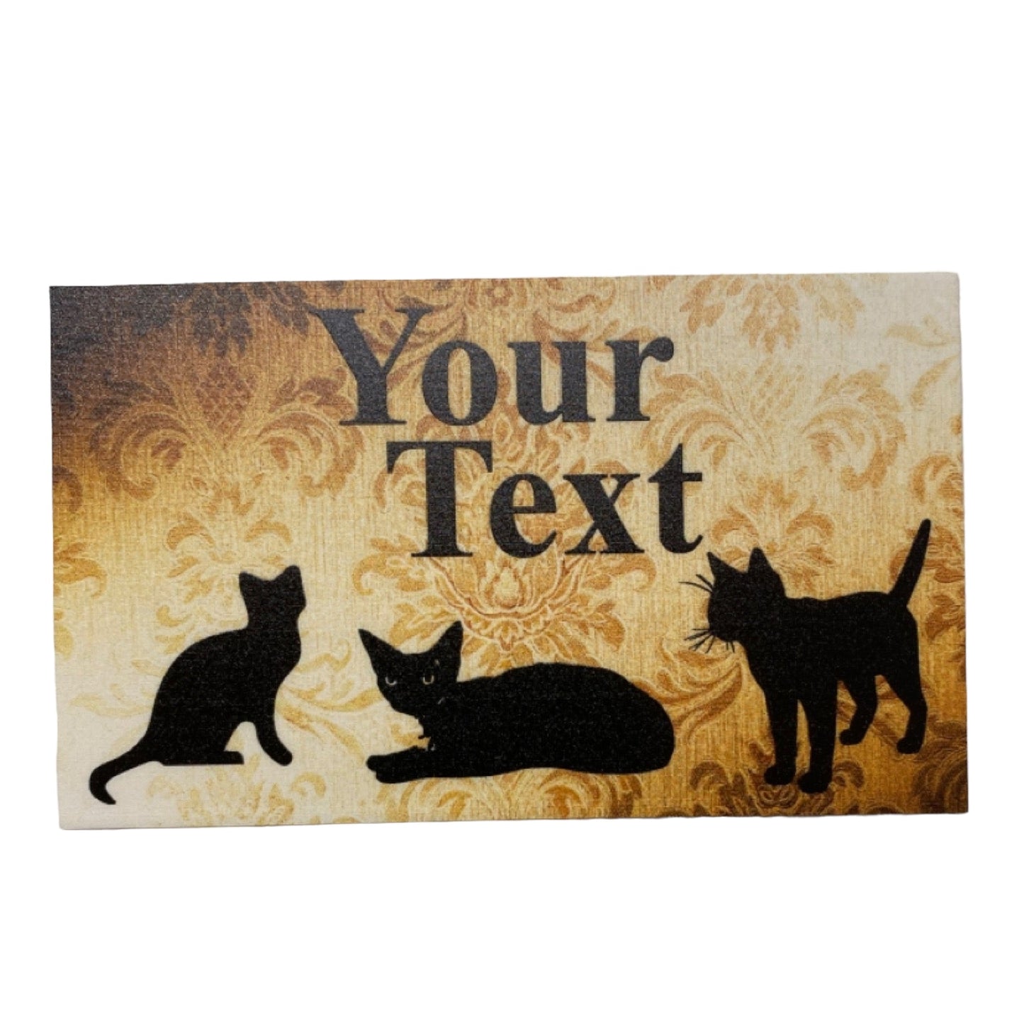 Cat Cats Kitty Personalised Custom Sign - The Renmy Store Homewares & Gifts 