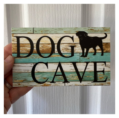 Labrador Golden Retriever Dog Custom Personalised Sign