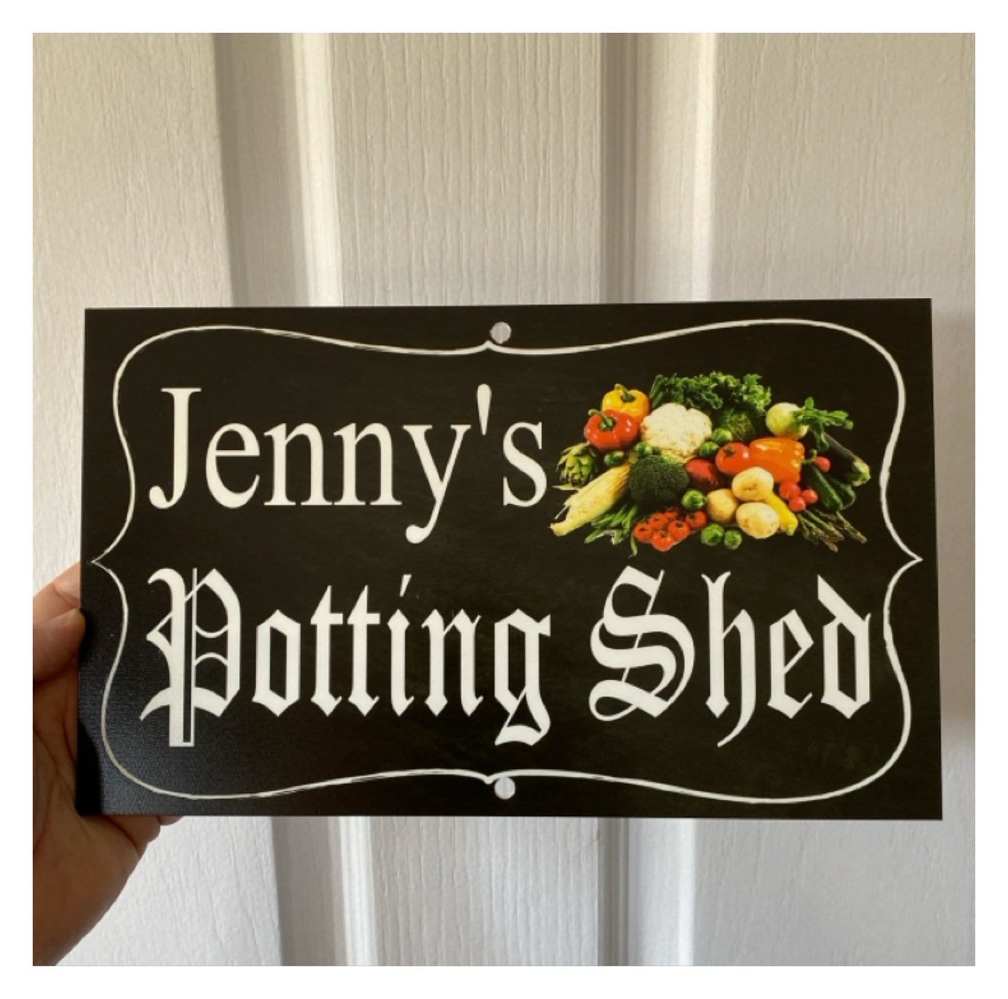 Potting Shed Personalised Custom Garden Sign