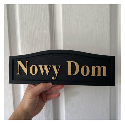 Cottage House Residence Timber Wood Custom Personalised Sign