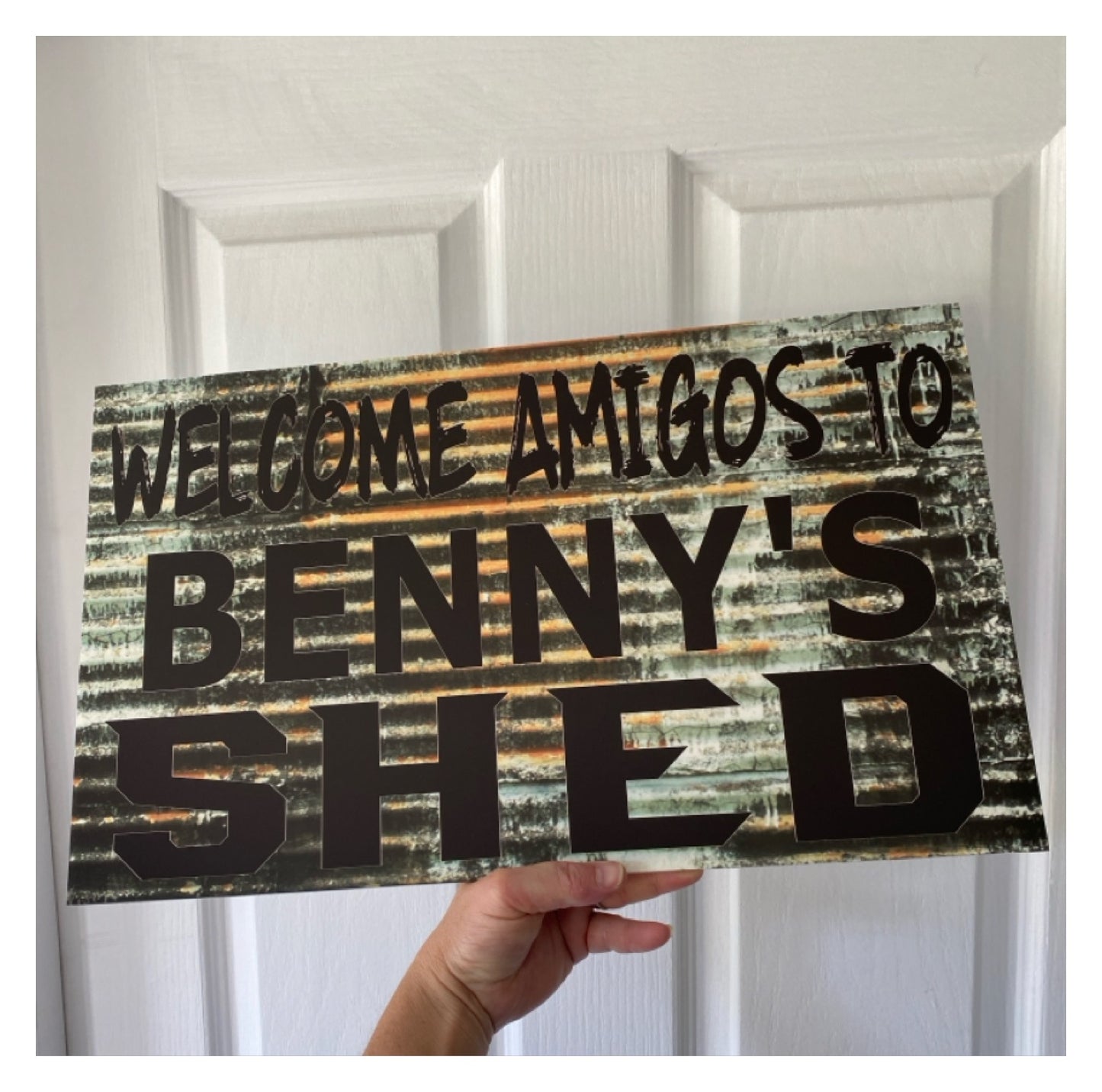 Welcome Persoanlised Custom Shed Sign