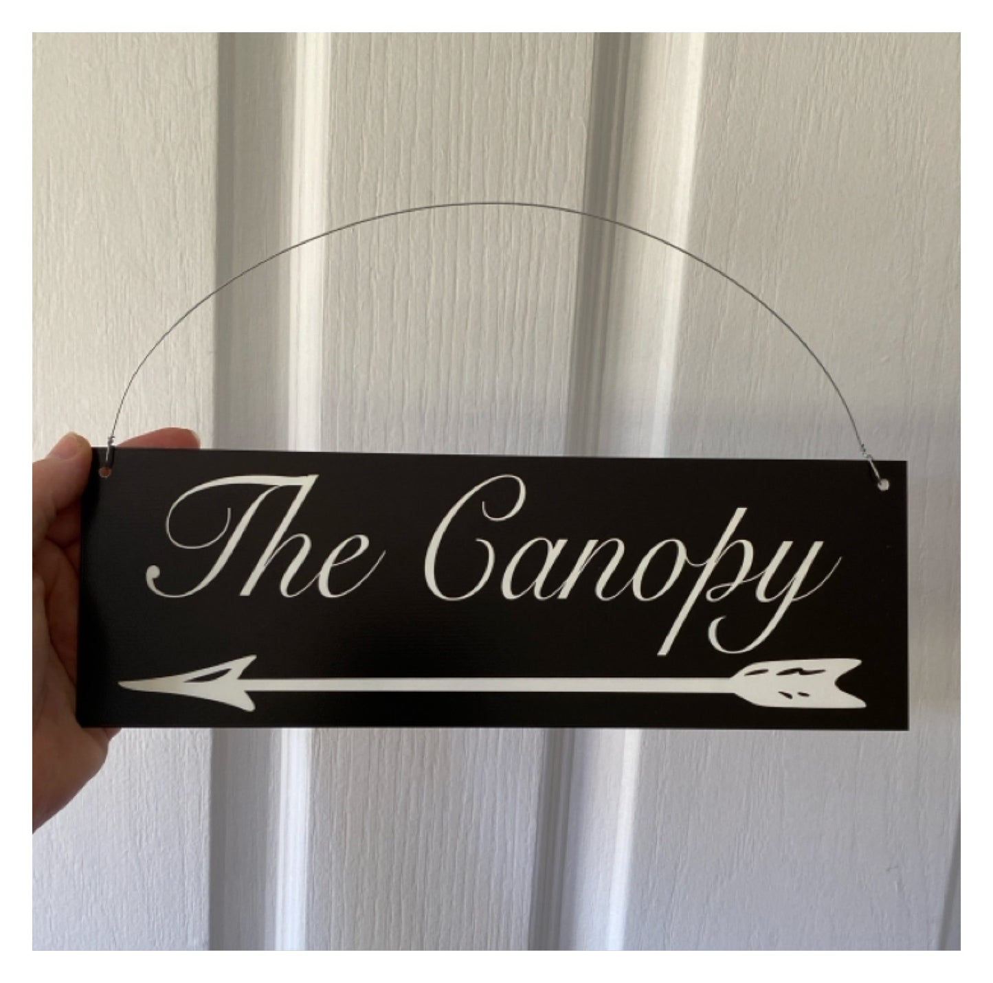 Family Name Custom Personalised Vintage Black Sign