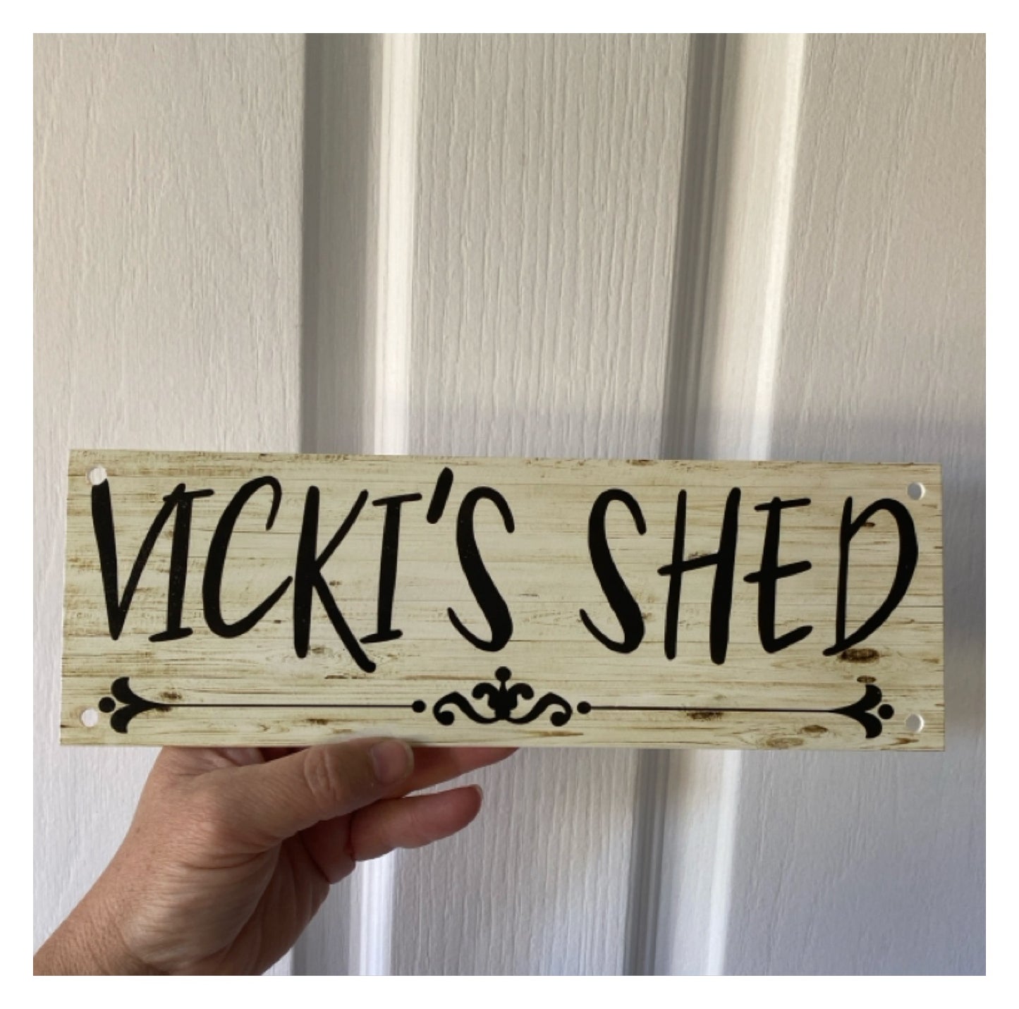 Shed Custom Personalised Vintage Sign