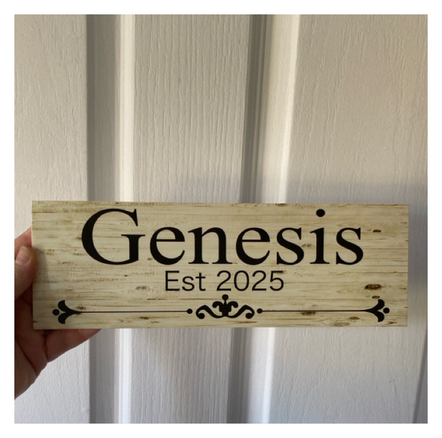 Residence House Surname Name Custom Personalised Sign