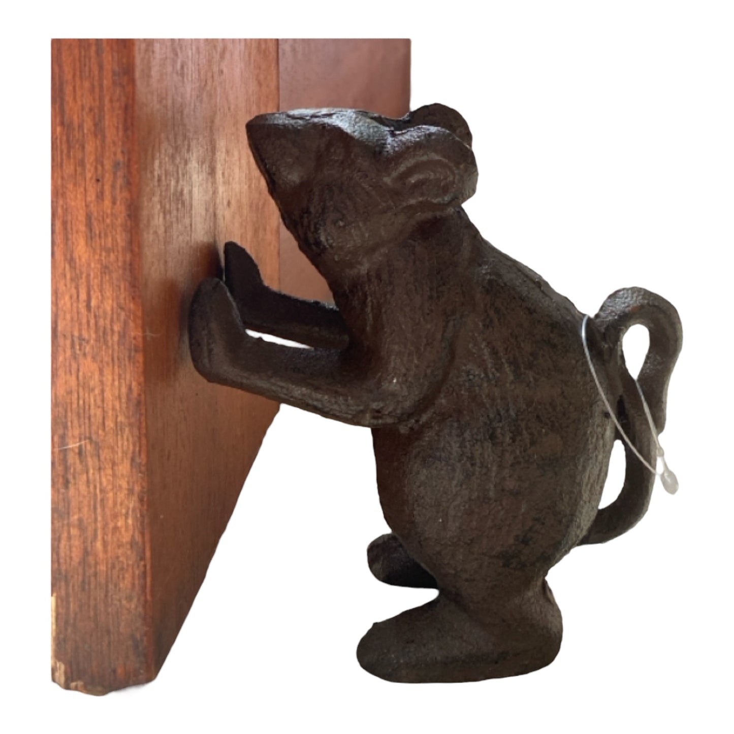 Mouse Door Stop Bookend Cast Iron