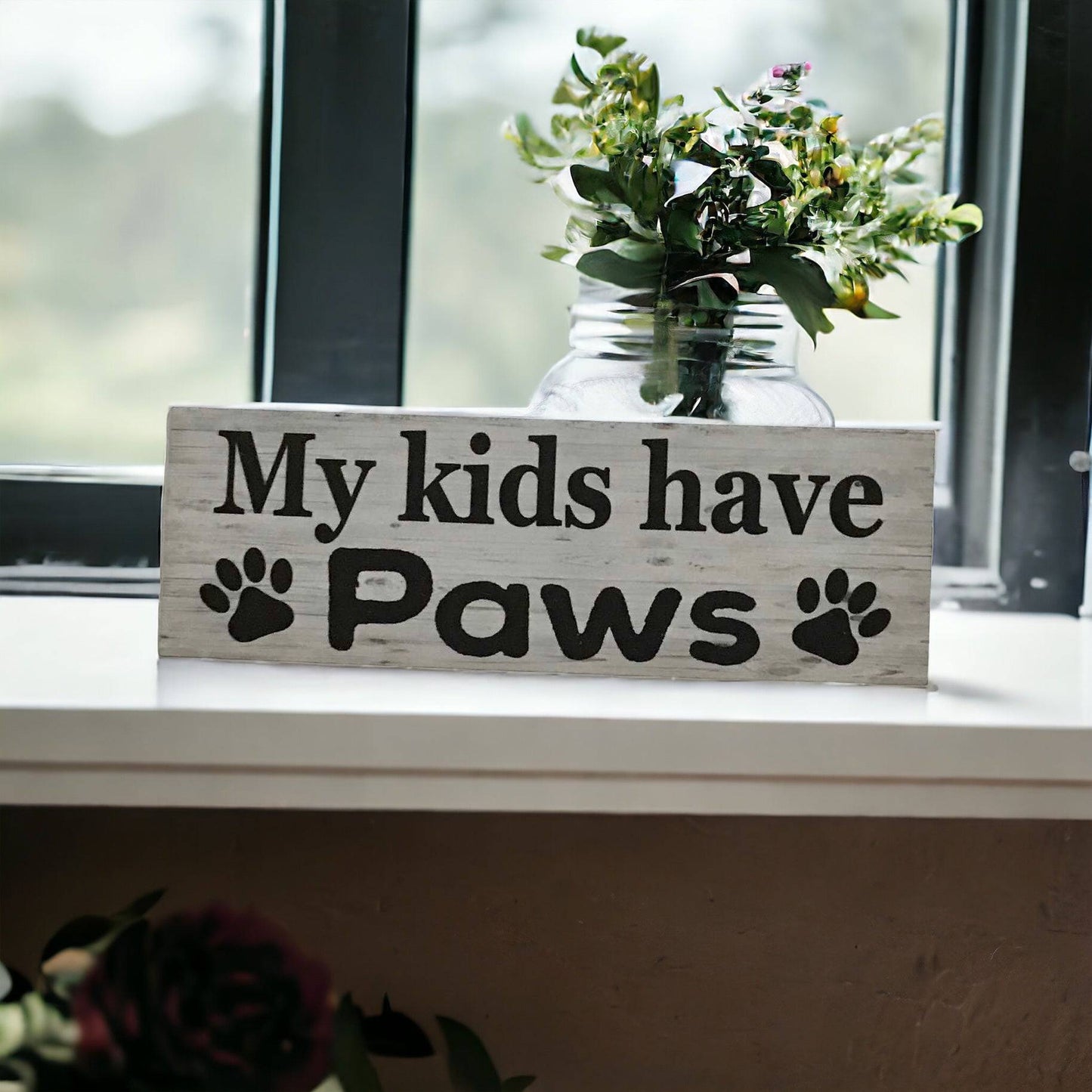 My Kids Have Paws Sign - The Renmy Store Homewares & Gifts 