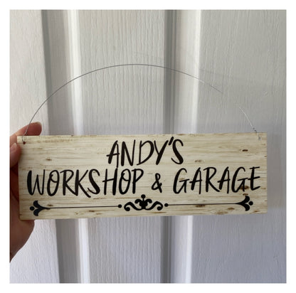 Garage Vintage Custom Personalised Sign