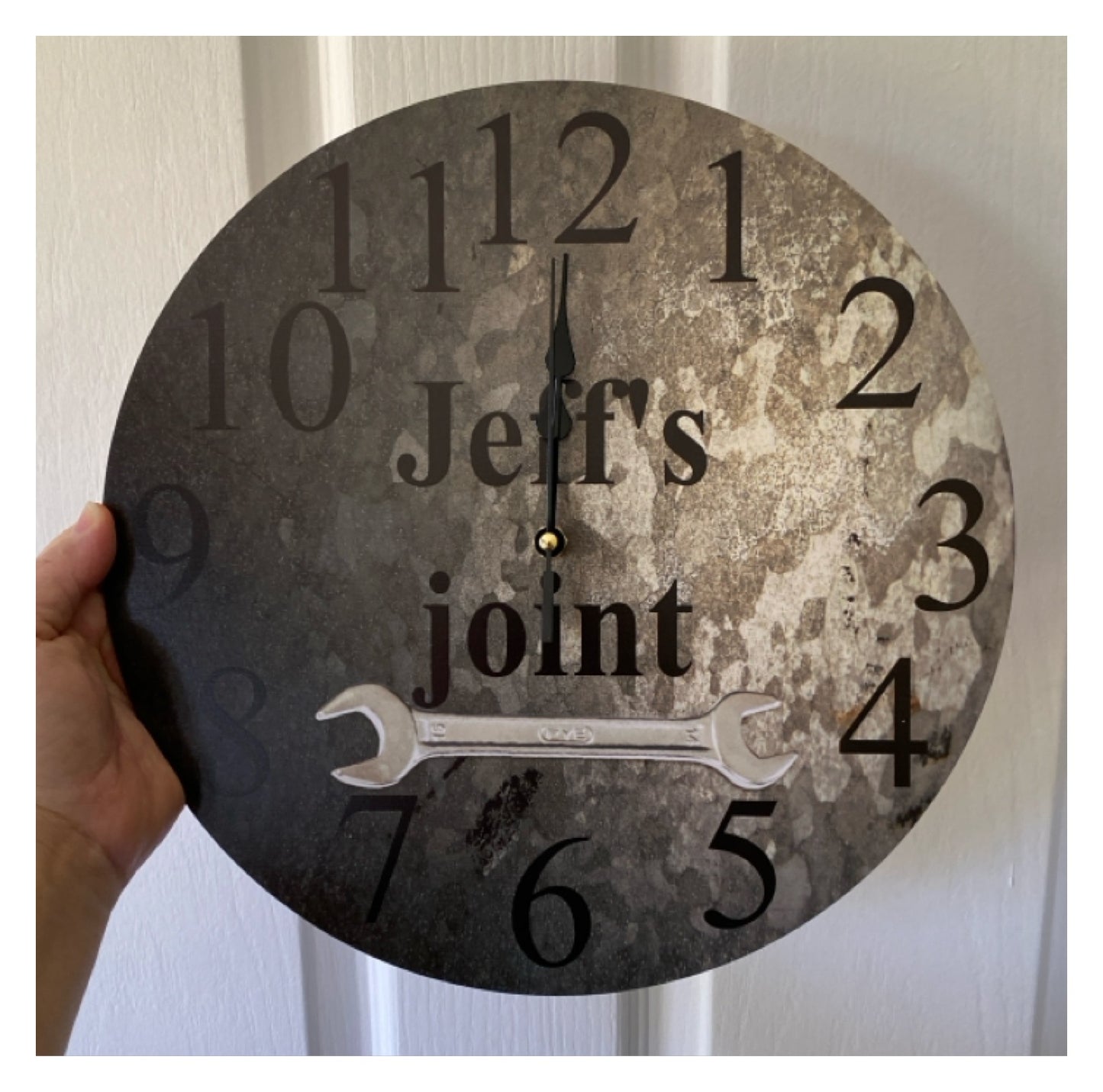 Shed & Man Cave Custom Personalised Wall Clock | Aussie Made 30cm 60cm